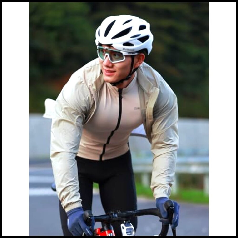 Windproof Cycling Jacket, Lightweight Running Win… - image 3
